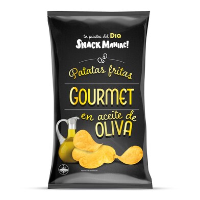 Patatas fritas gourmet en aceite de oliva Snack Maniac de Dia bolsa 150 g-0 Patatas fritas gourmet en aceite de oliva Snack Maniac de Dia bolsa 150 g-0
