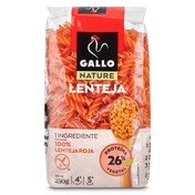 Hélices 100% de lenteja roja Gallo bolsa 250 g