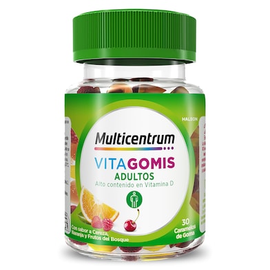 Vitagomis para adultos Multicentrum bote 30 unidades-0