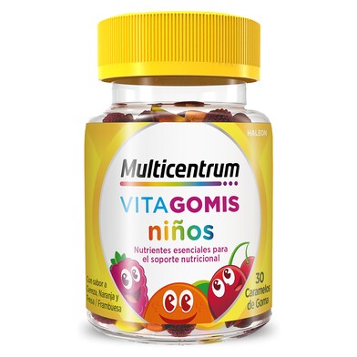 Vitagomis para niños Multicentrum bote 30 unidades-0