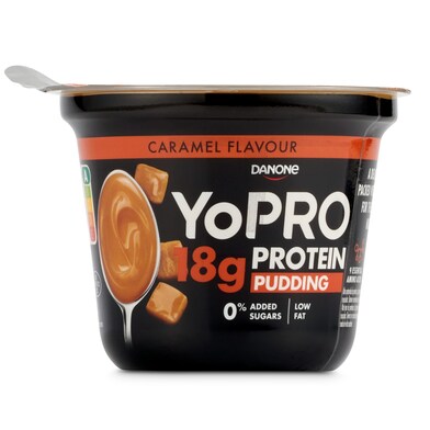 Pudding sabor caramelo rico en proteínas YOPRO TARRINA 180 GR-1 Pudding sabor caramelo rico en proteínas YOPRO TARRINA 180 GR-1