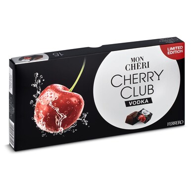 Bombones de chocolate negro con cereza y vodka Ferrero Moncheri caja 157.5 g-0 Bombones de chocolate negro con cereza y vodka Ferrero Moncheri caja 157.5 g-0