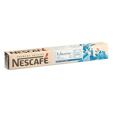 Café en cápsulas 3 américas Nescafé Farmers Origins caja 10 unidades-0