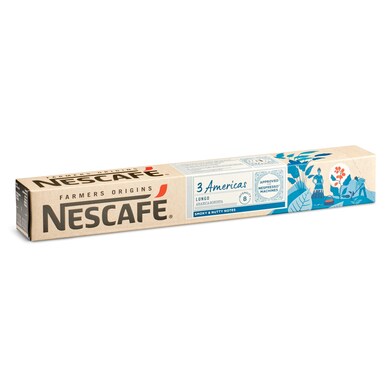 Café en cápsulas 3 américas Nescafé Farmers Origins caja 10 unidades-0 Café en cápsulas 3 américas Nescafé Farmers Origins caja 10 unidades-0