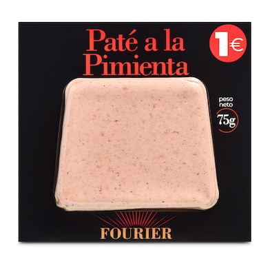 Paté de cerdo a la pimienta Fourier blister 75 g-0