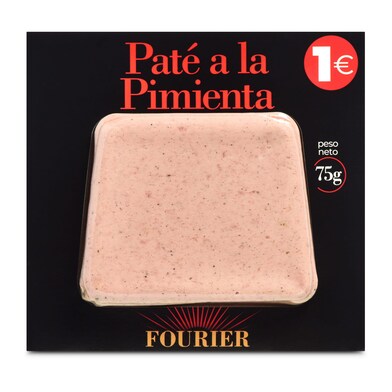 Paté de cerdo a la pimienta Fourier blister 75 g-0 Paté de cerdo a la pimienta Fourier blister 75 g-0