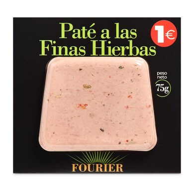 Paté de cerdo a las finas hierbas Fourier blister 75 g-0 Paté de cerdo a las finas hierbas Fourier blister 75 g-0