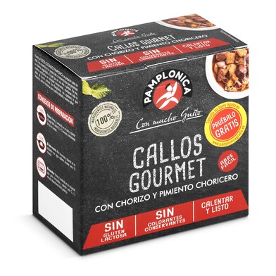 Callos gourmet con chorizo y pimiento Pamplonica caja 380 g-0 Callos gourmet con chorizo y pimiento Pamplonica caja 380 g-0