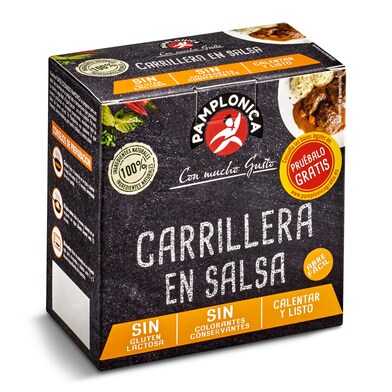 Carrillera en salsa Pamplonica lata 380 g-0 Carrillera en salsa Pamplonica lata 380 g-0