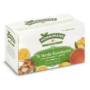 Té verde kombucha con jengibre y limón Hornimans caja 20 unidades