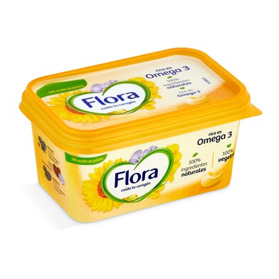 Margarina rica en omega 3 Flora tarrina 400 g-0