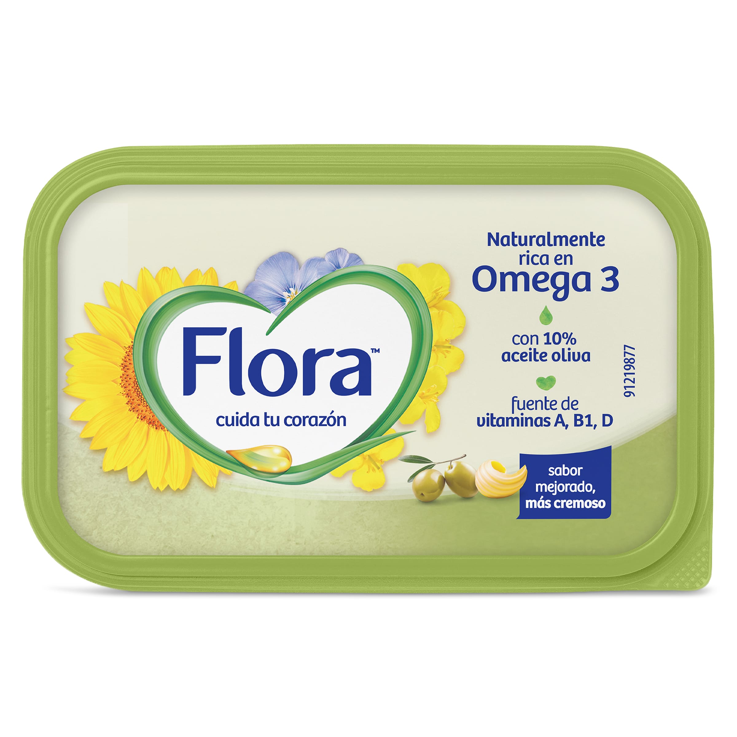 Margarina al toque de aceite de oliva Flora 225 g