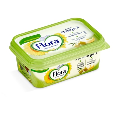 Margarina con un toque de aceite de oliva Flora tarrina 225 g-0