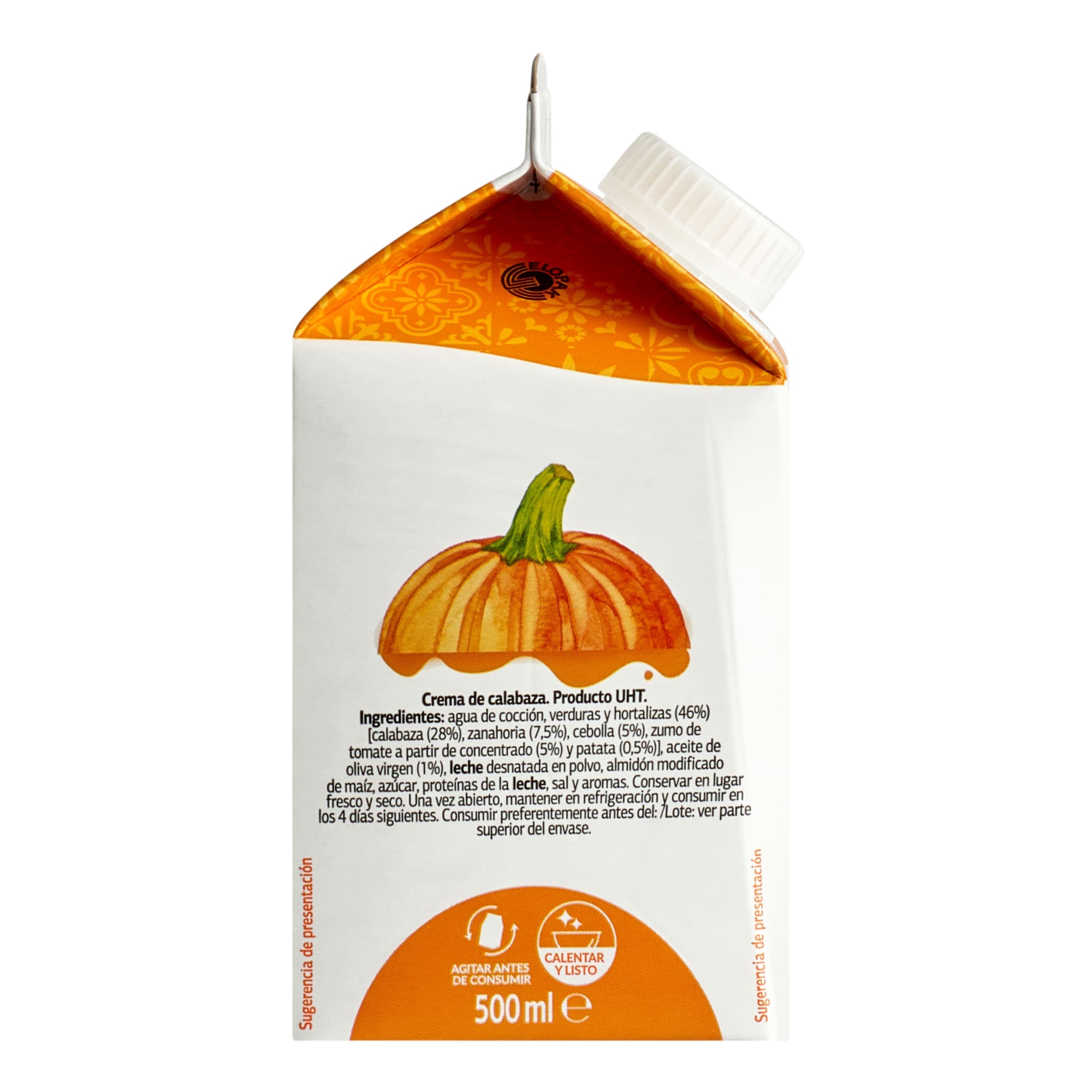 Crema de calabaza Dia Al Punto 500 ml