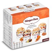 Helado caramel collection mini cups 4 unidades Haagen Dazs caja 321 g