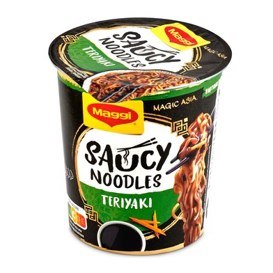 Saucy noodles teriyaki Maggi tarrina 75 g-0 Saucy noodles teriyaki Maggi tarrina 75 g-0