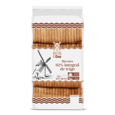 Biscotes integrales El molino de Dia bolsa 540 g-1 Biscotes integrales El molino de Dia bolsa 540 g-1