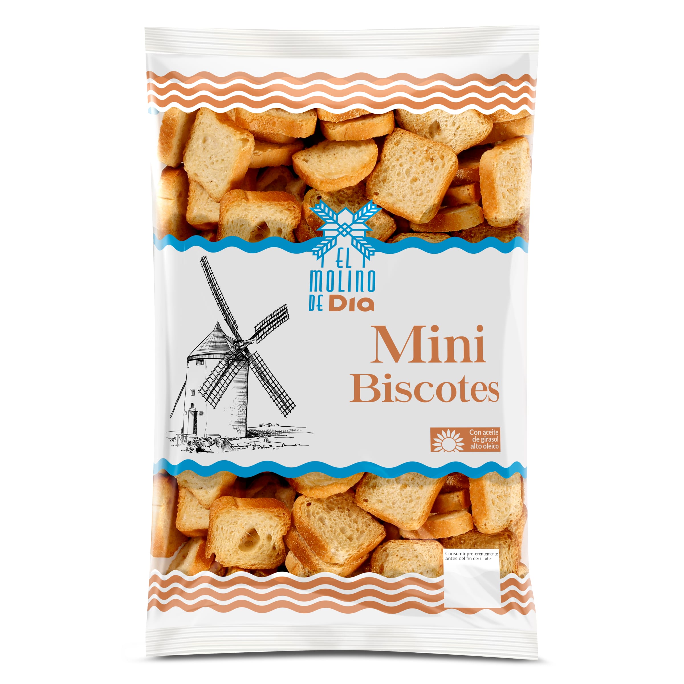 Mini biscotes El molino de Dia bolsa 240 g - Supermercados DIA