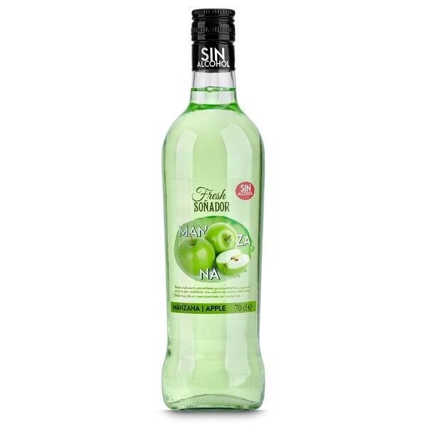 Licor de Manzana sin Alcohol Soñador Botella 70 Cl.