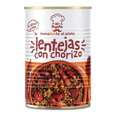 Lentejas con chorizo Al Punto Dia lata 430 g-0 Lentejas con chorizo Al Punto Dia lata 430 g-0