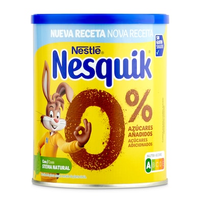 Cacao soluble instantáneo 0% azúcares Nesquik bote 320 g-0