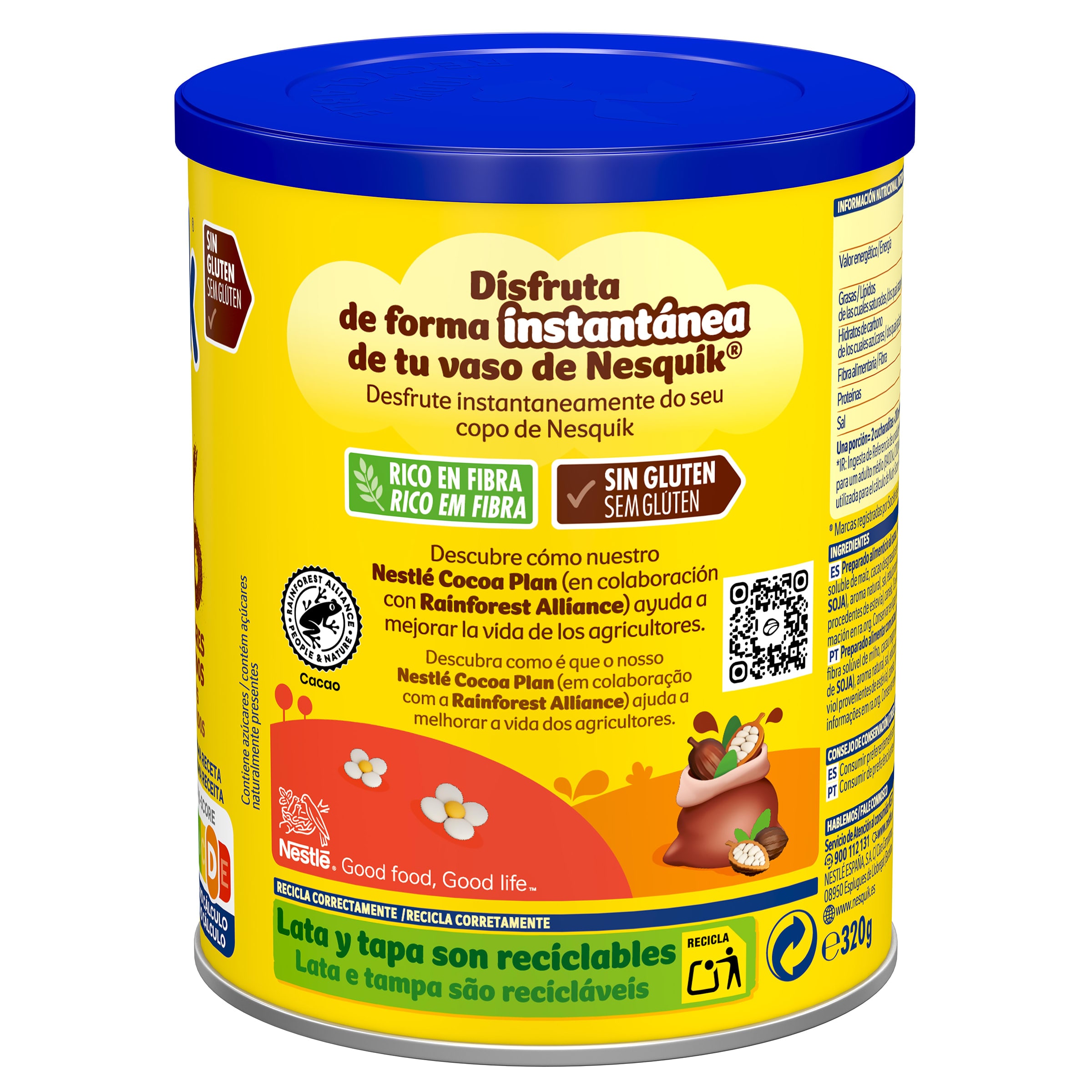 Nesquik 0% azúcares añadidos 320 g