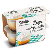 Copa de vainilla con caramelo y nata Caprichoso Dia pack 4 x 115 g