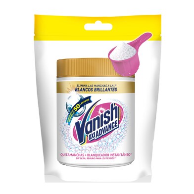 Quitamanchas para ropa blanca Vanish bolsa 90 g-0 Quitamanchas para ropa blanca Vanish bolsa 90 g-0