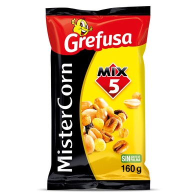 Cócktail frutos de secos mix MisterCorn bolsa 160 g-0