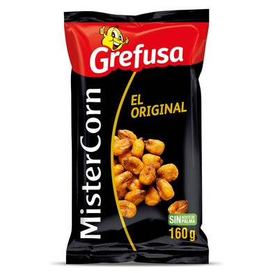 Maíz frito barbacoa MisterCorn bolsa 160 g-0 Maíz frito barbacoa MisterCorn bolsa 160 g-0