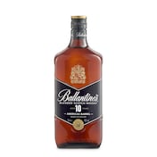 Whisky escocés blended 10 años Ballantines botella 70 cl