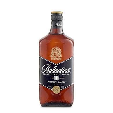 Whisky escocés blended 10 años Ballantines botella 70 cl-0