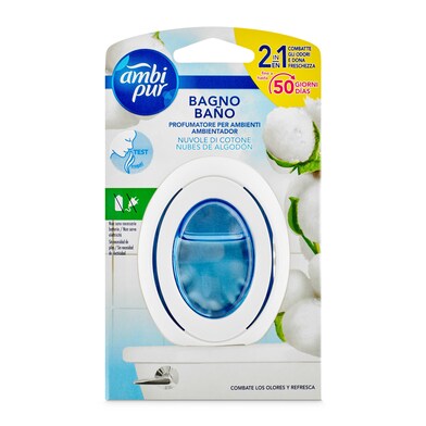 Ambi Pur Nubes De Algodón Ambientador Baño 2x1 - Perfumerías Ana