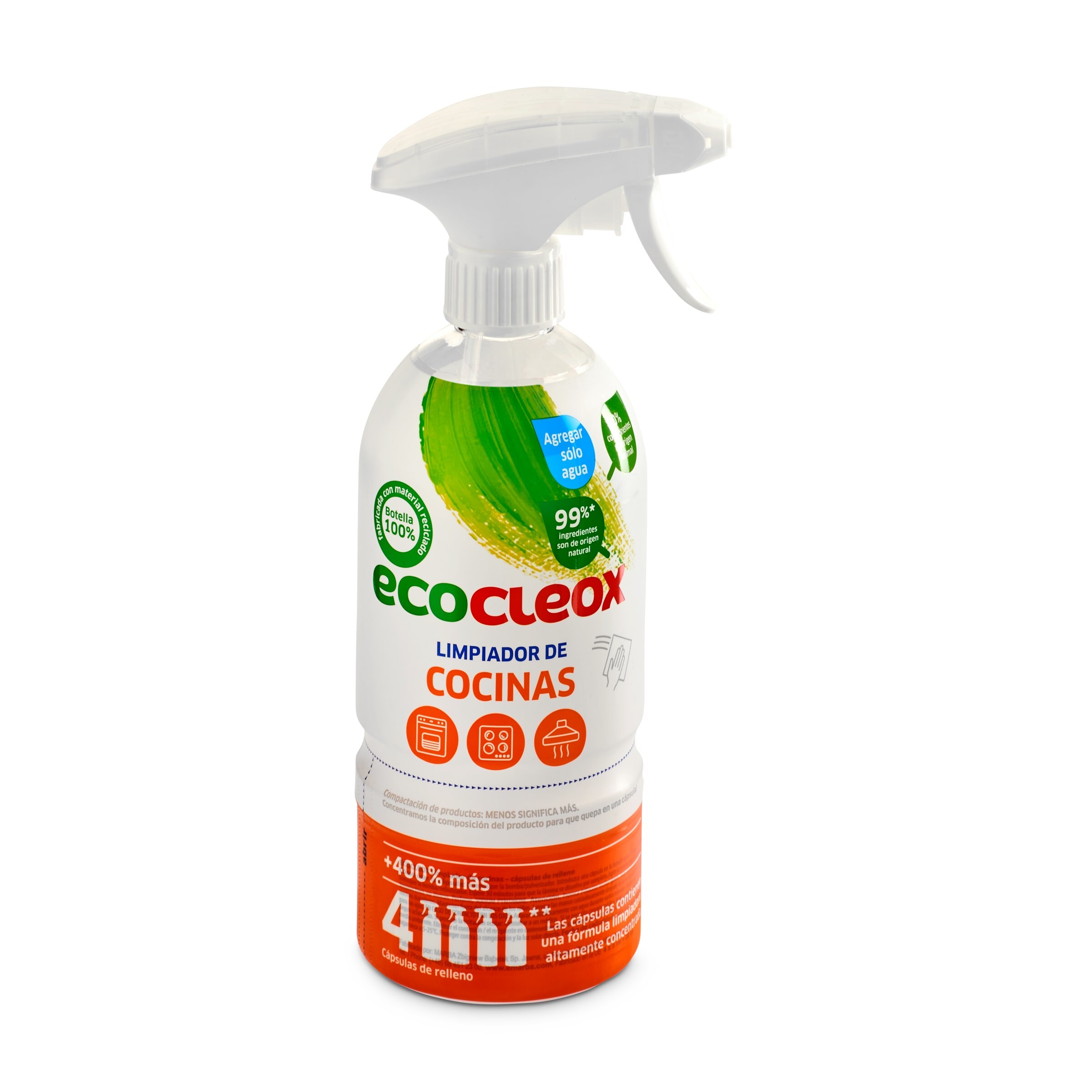 Limpiador cocina/baño Ecocleox spray 500 ml