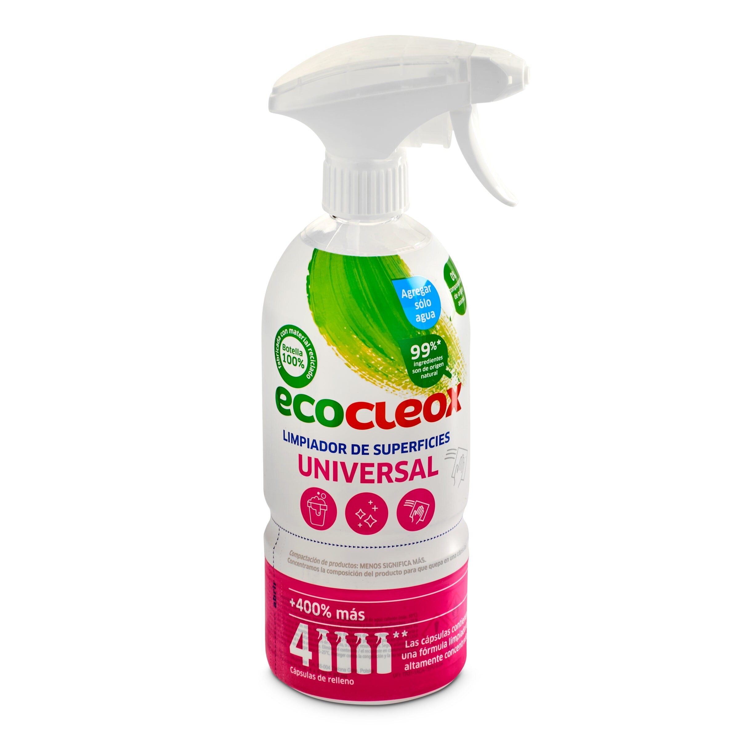Limpiador de superficies universal Ecocleox spray 500 ml