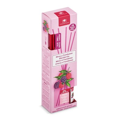 Ambientador mikado moras y frambuesas Cristalinas caja 30 ml-0