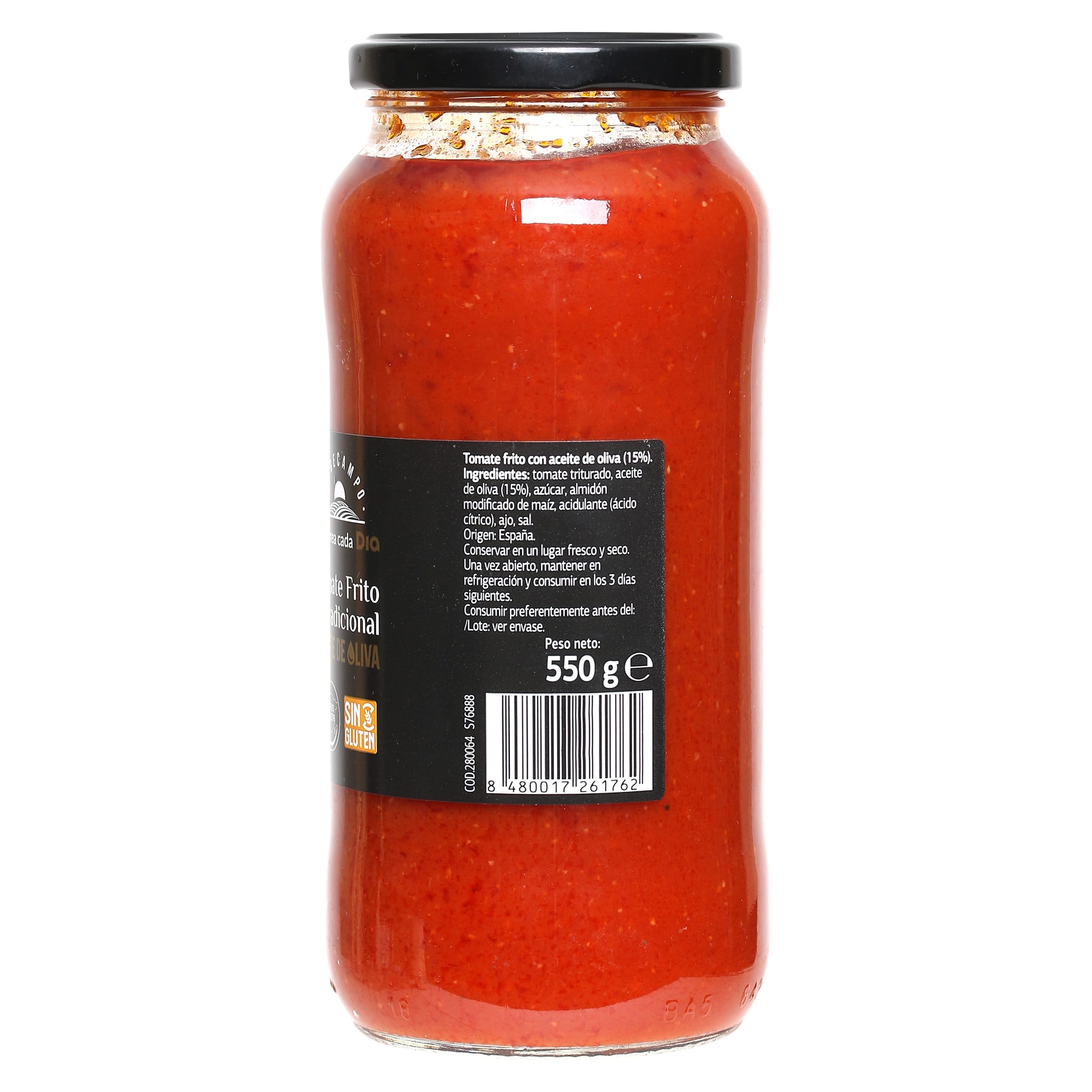 Tomate frito receta tradicional Dia Vegecampo 550 g