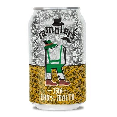 Cerveza 100% malta RAMBLERS LATA 33 CL-1 Cerveza 100% malta RAMBLERS LATA 33 CL-1