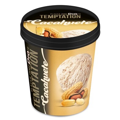 Helado de cacahuete Temptation de Dia tarrina 350 g-0