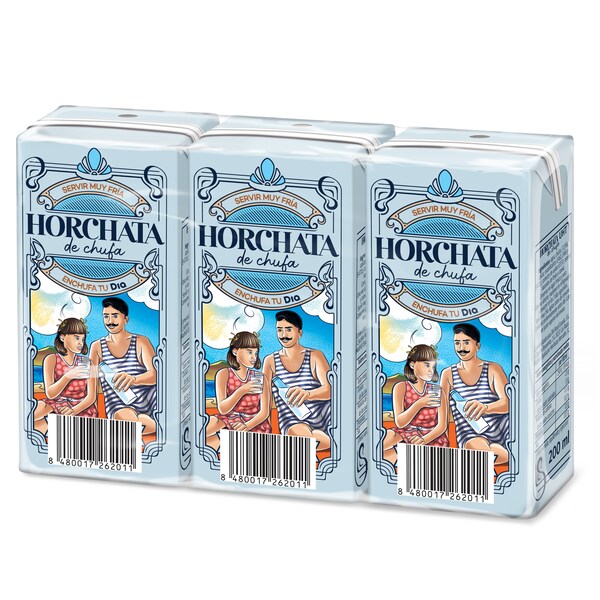 Horchata Dia Pack 3 Unidades 200 Ml.