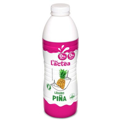 Yogur desnatado líquido sabor piña Dia Láctea botella 1 Kg-0 Yogur desnatado líquido sabor piña Dia Láctea botella 1 Kg-0