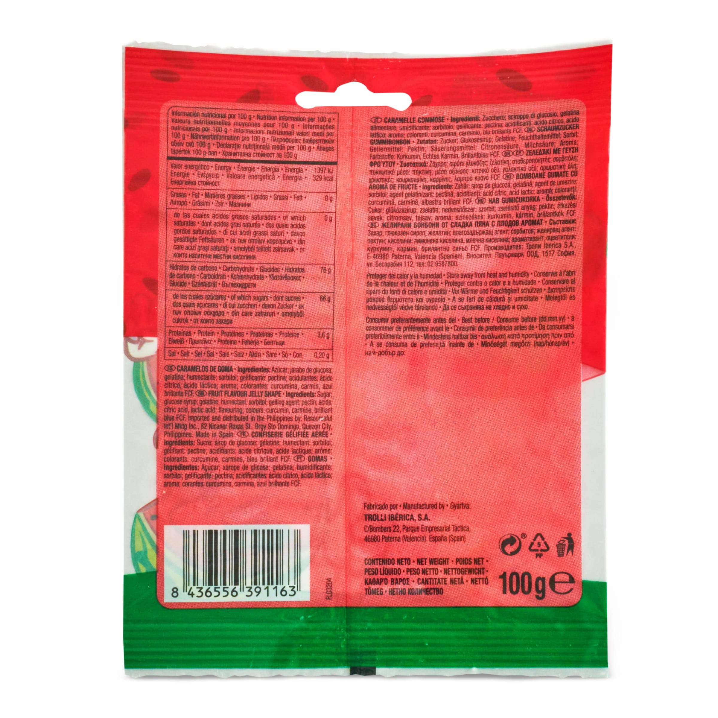 Golosinas sandía Trolli 100 g