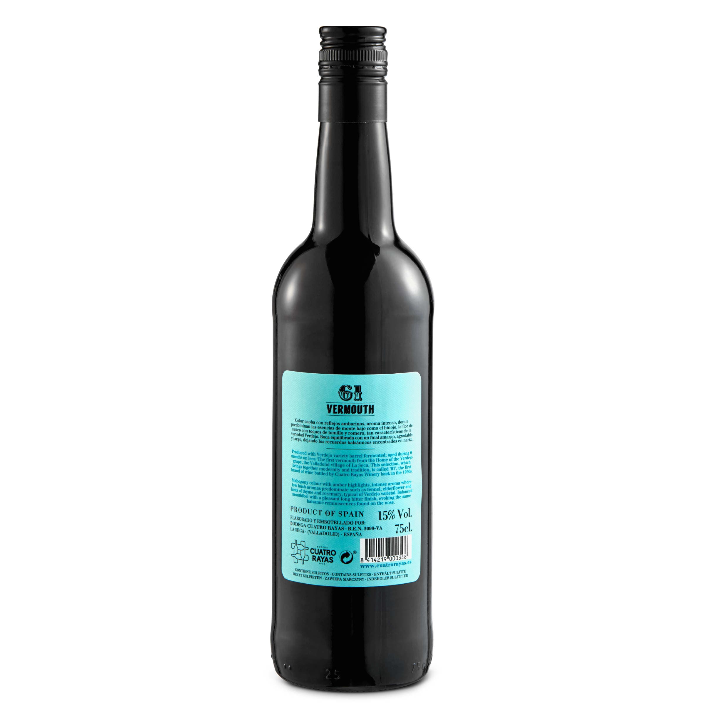 Vermouth blanco verdejo 61 75 cl