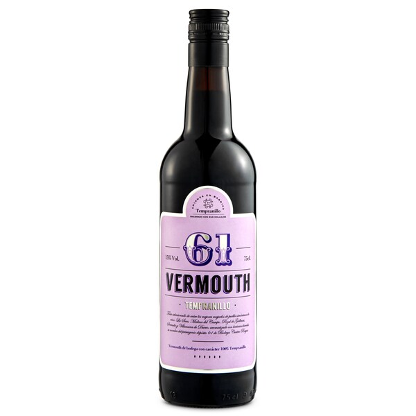 Vermouth Rojo Tempranillo 61 Botella 75 Cl.