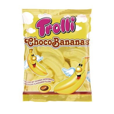 Golosinas choco bananas Trolli bolsa 150 g-0