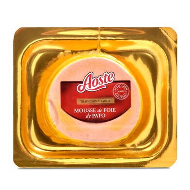 Mousse de foie de pato Aoste blister 100 g-0