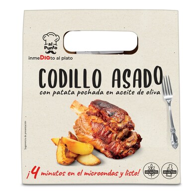 Codillo asado con patatas Al Punto bandeja 450 g-1 Codillo asado con patatas Al Punto bandeja 450 g-1