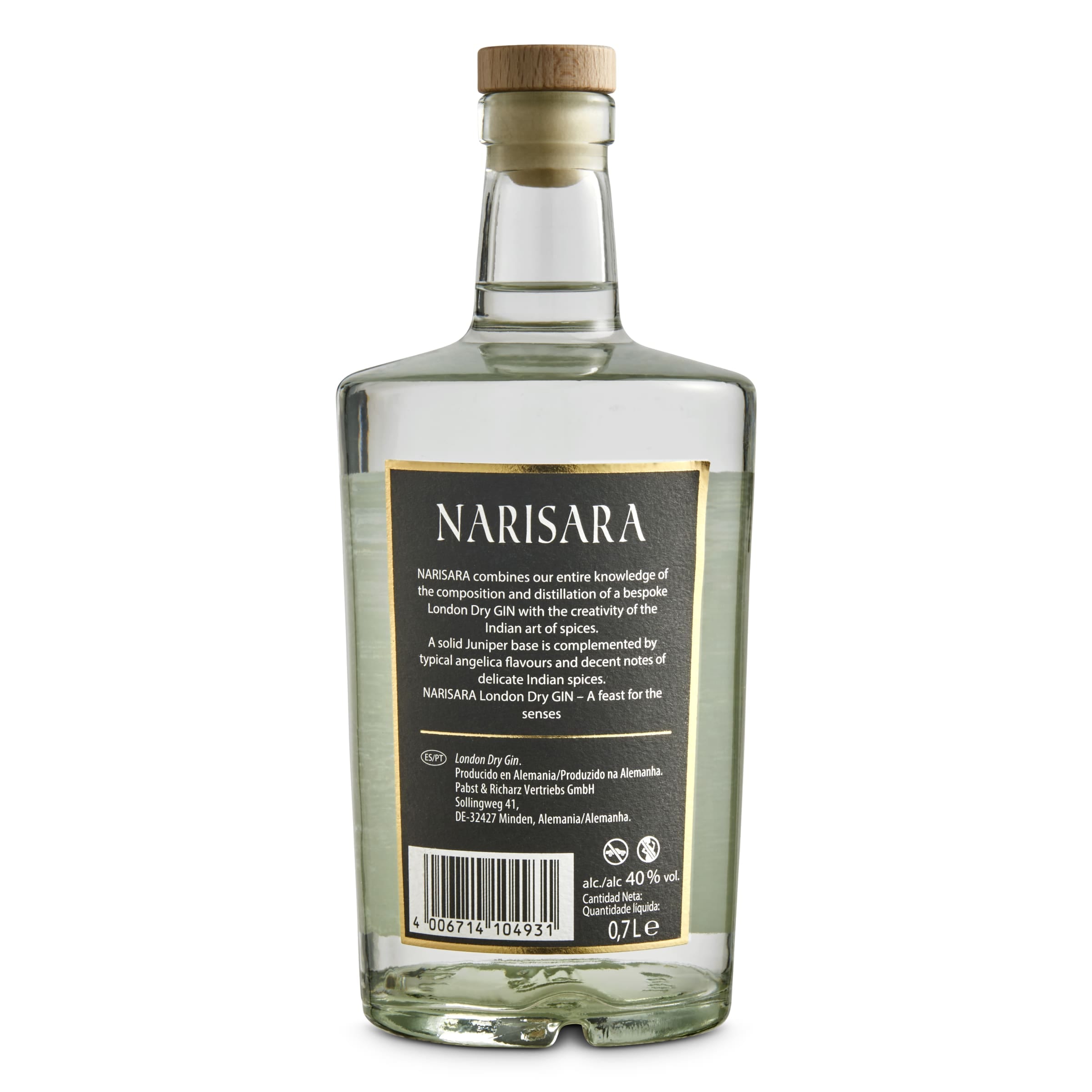 Ginebra Narisara 70 cl