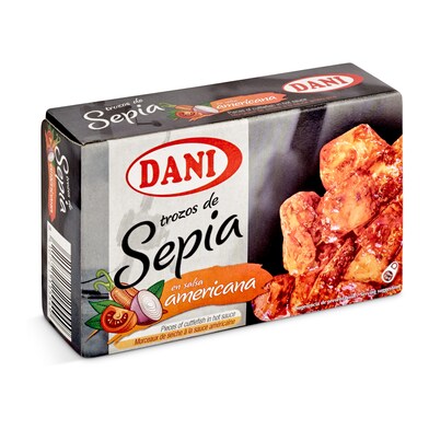 Trozos de sepia en salsa americana Dani lata 68 g-0 Trozos de sepia en salsa americana Dani lata 68 g-0