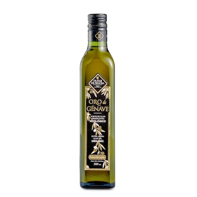 Aceite de oliva virgen extra ecológico Oro de genave botella 500 ml-0